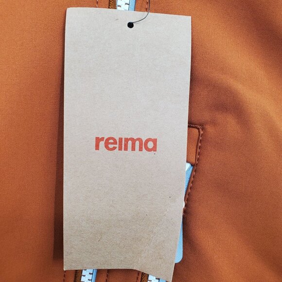 Reima Vantti Softshell Jacket Kids Size USA 6Y NWT Full Zip Cinnamon Brown - Picture 2 of 13